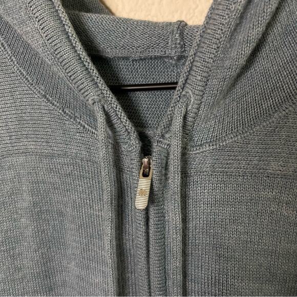 Lululemon Rise & Move Hoodie Heathered Cloud Blue Womens Size 8 - Picture 5 of 6